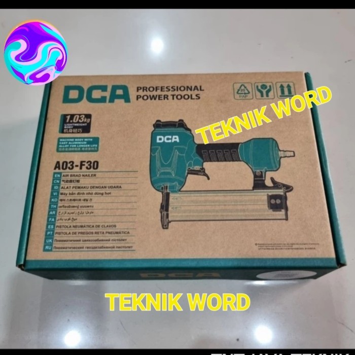 

DCA A03-F30 MESIN PAKU TEMBAK KOMPRESOR ANGIN / AIR NAILER DCA F30 MODEL PAKU TEMBAK LURUS