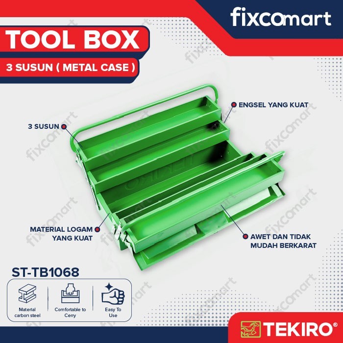 Tekiro Tool Box 3 Susun / Tekiro Tool Box Kaleng