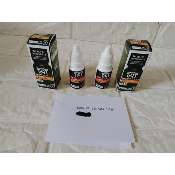 

Diskon Tinta Shachihata Stsp-1N Hitam 15 Ml Tinta Untuk Karet Dan Plastik