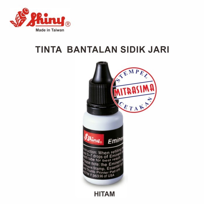 

Terbaru Tinta Untuk Bantalan Sidik Jari / Finger Pad Merk Shiny Made In Taiwan