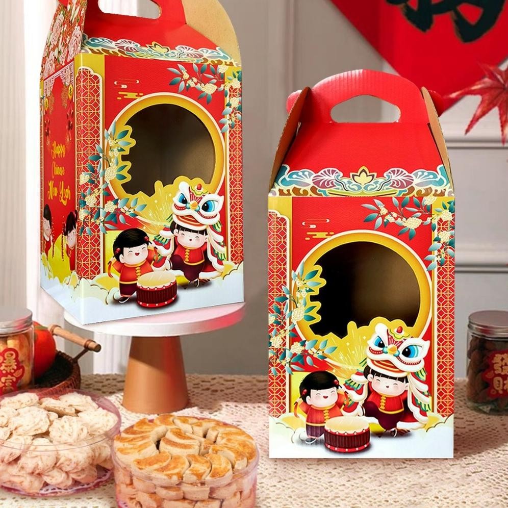 

CR - Box TP3 26 Edisi Imlek| Kotak Kue| Dus Hampers Edisi Imlek| Ukuran 14 x 14 x 20,5 cm (1 Pak 6 Pcs) TERLARIS