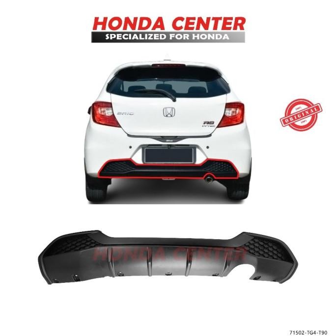 Diffuser difuser spoiler garnish bumper belakang bawah honda brio RS  2019 2020 2021 2022 2023