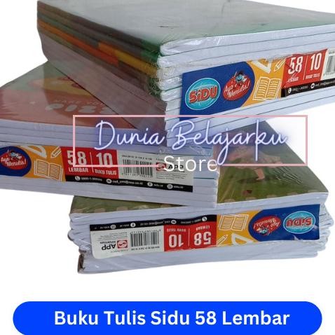 

BUKU TULIS SIDU 58 LEMBAR ISI 10 BUKU