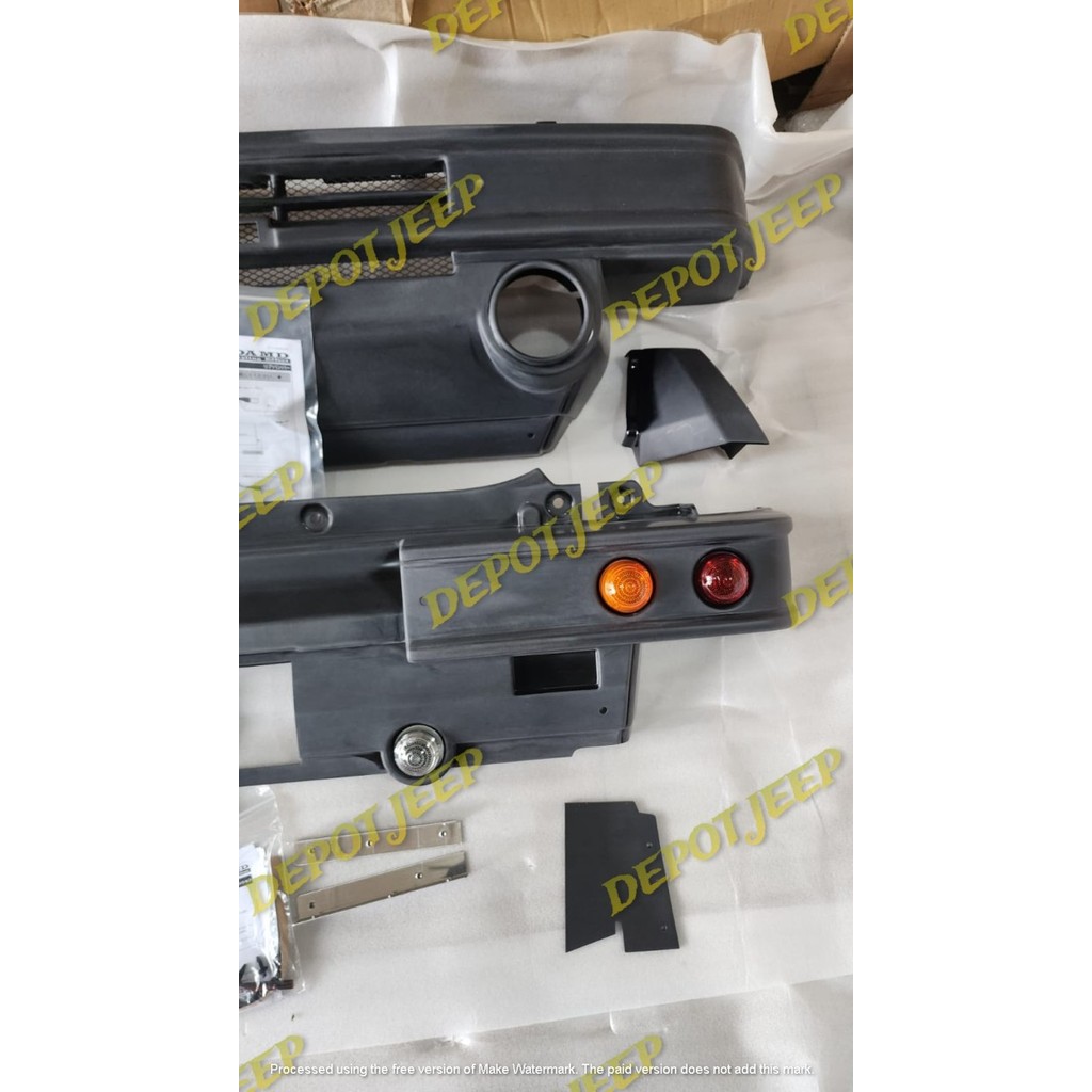 BUMPER DEPAN BELAKANG DAMD LITTLE B MADE IN JAPAN SUZUKI JIMNY JB74