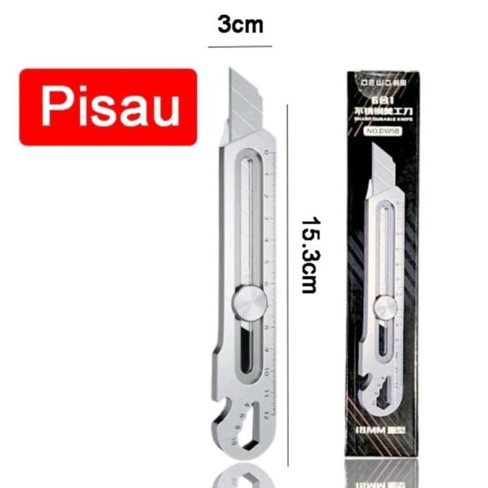 

Order Sekarang Pisau Cutter Tajam Besar Multifungi Baja Cuter Besi Stainless Anti Karat Bahan Tebal Bagus Serbaguna Neo