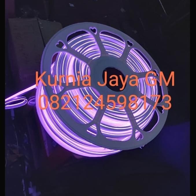 LAMPU NEON FLEX LED / SELANG SUSU 10 METER - UNGU / PURPLE