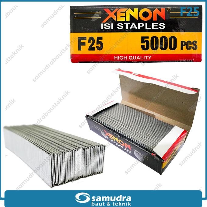

XENON F25 ISI PAKU TEMBAK ANGIN REFILL I AIR NAILER STAPLER GUN 25 MM