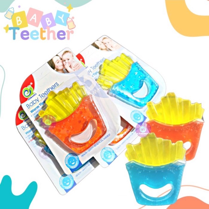Mainan Baby Bayi Balita Teethers Edukasi Gigitan Bayi Aobaoli Fries