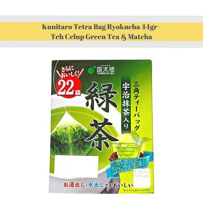

Kunitaro Tetra Bag Ryokucha 44Gr - Teh Celup Green Tea & Matcha Stok Terbatas