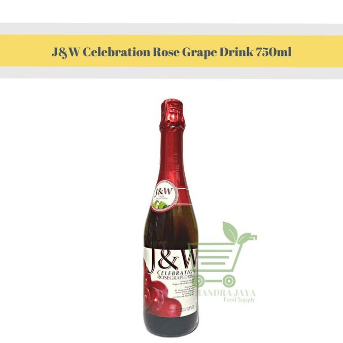 

J&W Celebration Rose Grape Drink 750Ml - Sparkling Anggur Merah Stok Terbatas