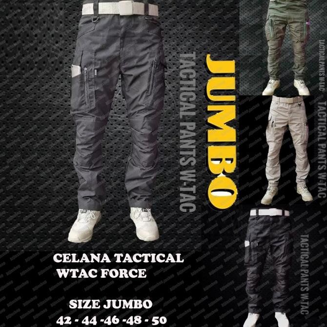 Sale Jumbo Size Celana Panjang W-Tac Pria Kualitas Ori Ripstop Tornado