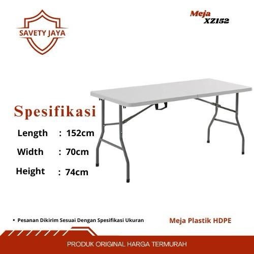 Promo!! Murah Meja Lipat Koper Hpl Aluminium-Meja Lipat Portable - Kaki Kotak