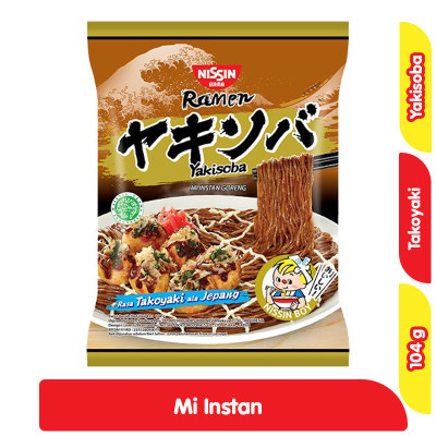 

Nissin Mikuya Ramen Mi Instan Goreng Rasa Takoyaki 104 g