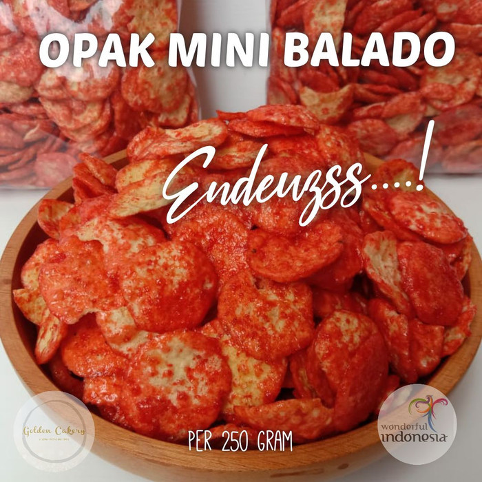 

KERIPIK OPAK MINI SINGKONG PEDAS MANIS - 250 GR