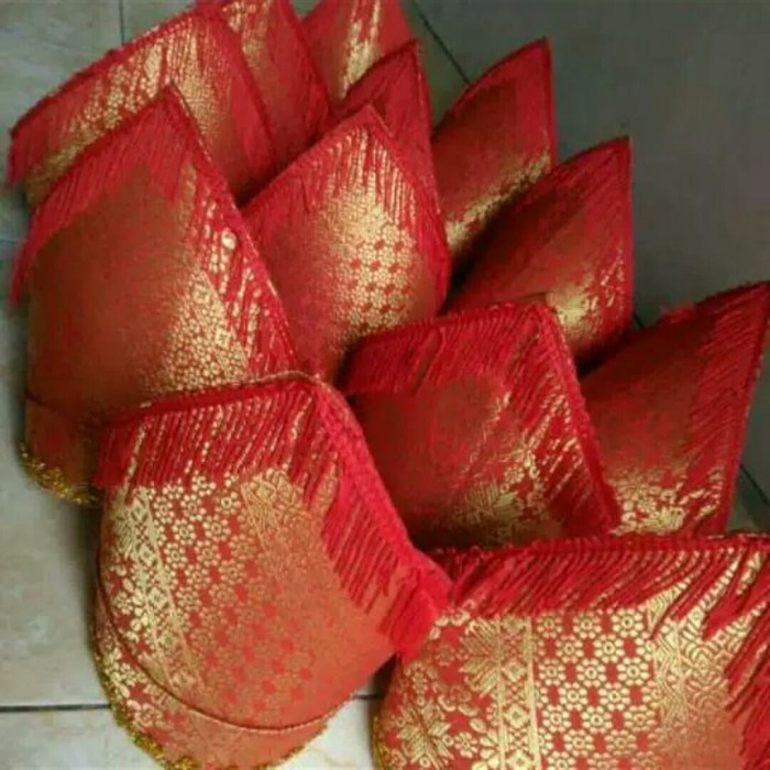 Sortopi Topi Ulos Batak Pengantin Penari Pria Karo Sor Topi Toba