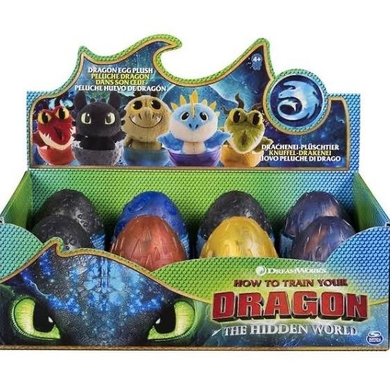 How To Train Your Dragon Hidden World Dragon Egg Plush Original Original