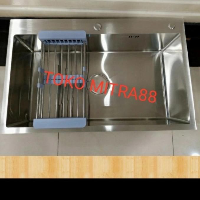 

PROMO KITCHEN SINK VALPRA 7545 STAINLES KOMPLIT SET KRAN PIPA STAINLES