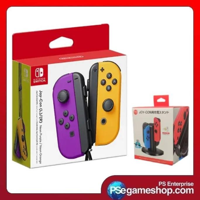 

PROMO NINTENDO SWITCH JOYCON (NEON PURPLE/NEON ORANGE)