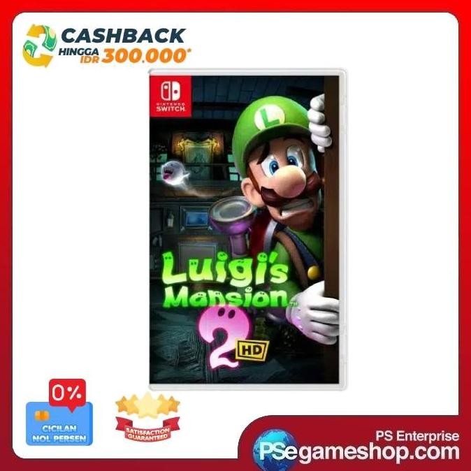 

PROMO NINTENDO SWITCH LUIGI'S MANSION 2 HD / LUIGI MANSION 2 HD