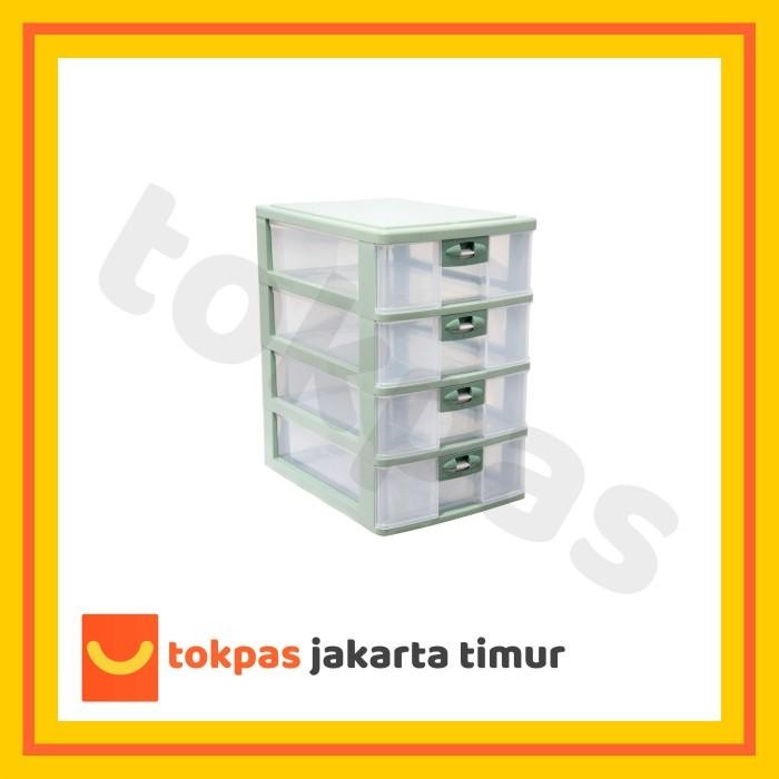 Laci Plastik Pressa Susun 4 Lion Star Pr 34 A4 Kabinet Container