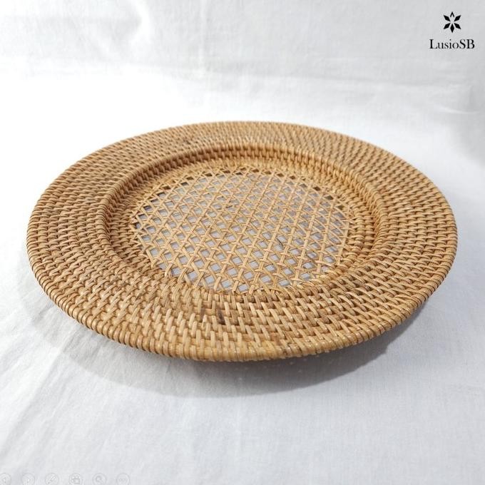 ALAS PIRING ROTAN / DEKORASI / ALAS MEJA / ALAS ROTAN / TATAKAN PIRING