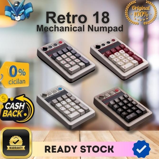 

PROMO 8BITDO RETRO 18 MECHANICAL NUMPAD / CALCULATOR / KALKULATOR