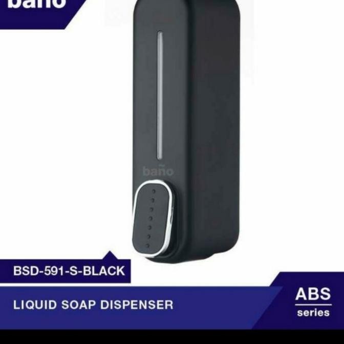 

PROMO SOAP DISPENSER SINGLE BLACK/TEMPAT SABUN CAIR HITAM SINGLE