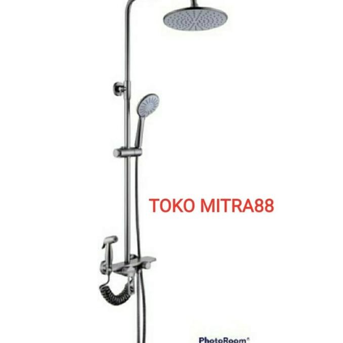 

PROMO SHOWER TIANG PANAS DINGIN GREY TITANIUM/KRAN TIANG PANAS DINGIN