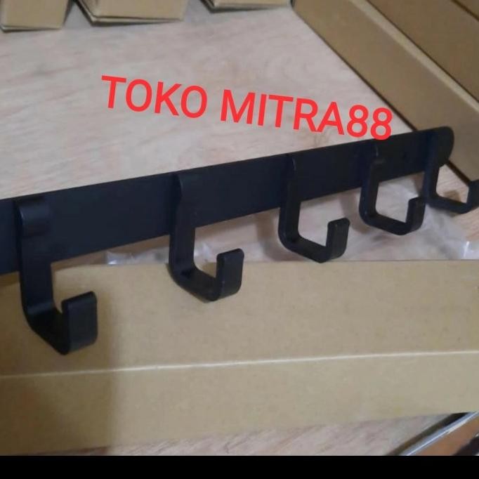 

PROMO KAPSTOK BAJU 6 KAIT BLACK/GANTUNGAN BAJU HITAM