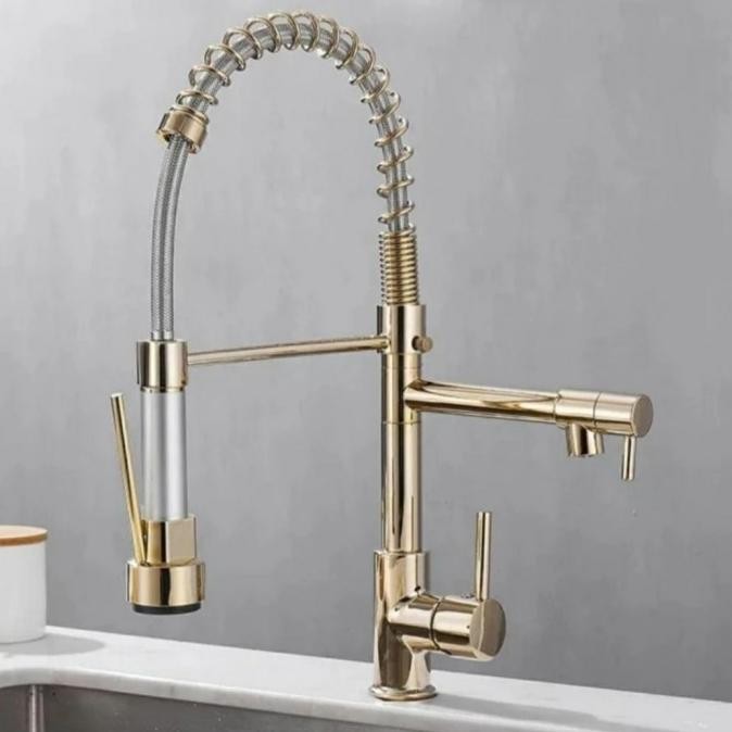 

PROMO KRAN PANTRY PANAS DINGIN GOLD KRAN KITCHEN SINK
