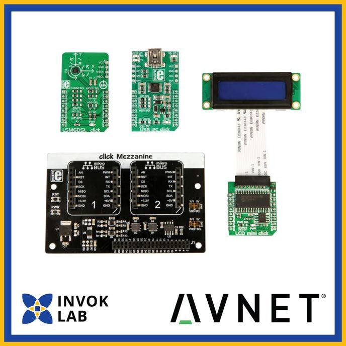 

PROMO AVNET AES-ACC-U96-ME-SK DEVELOPMENT KIT - 96BOARDS CLICK MEZZANINE STARTER KIT, LS MEZZANINE BOARD, 3 X CLICK BOARDS