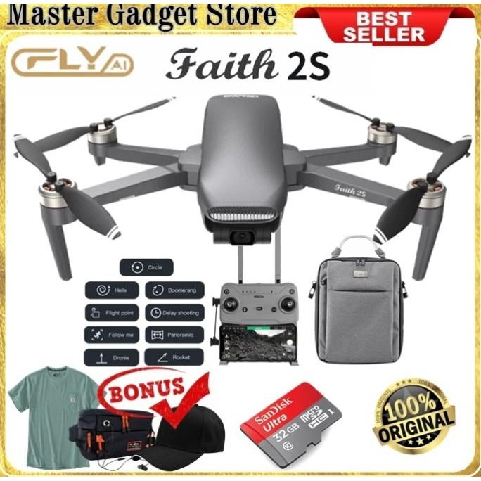 Drone Cfly Faith 2S 3-Axis Gimbal Camera Sony 4K Hd Fpv Drone Original Terlaris