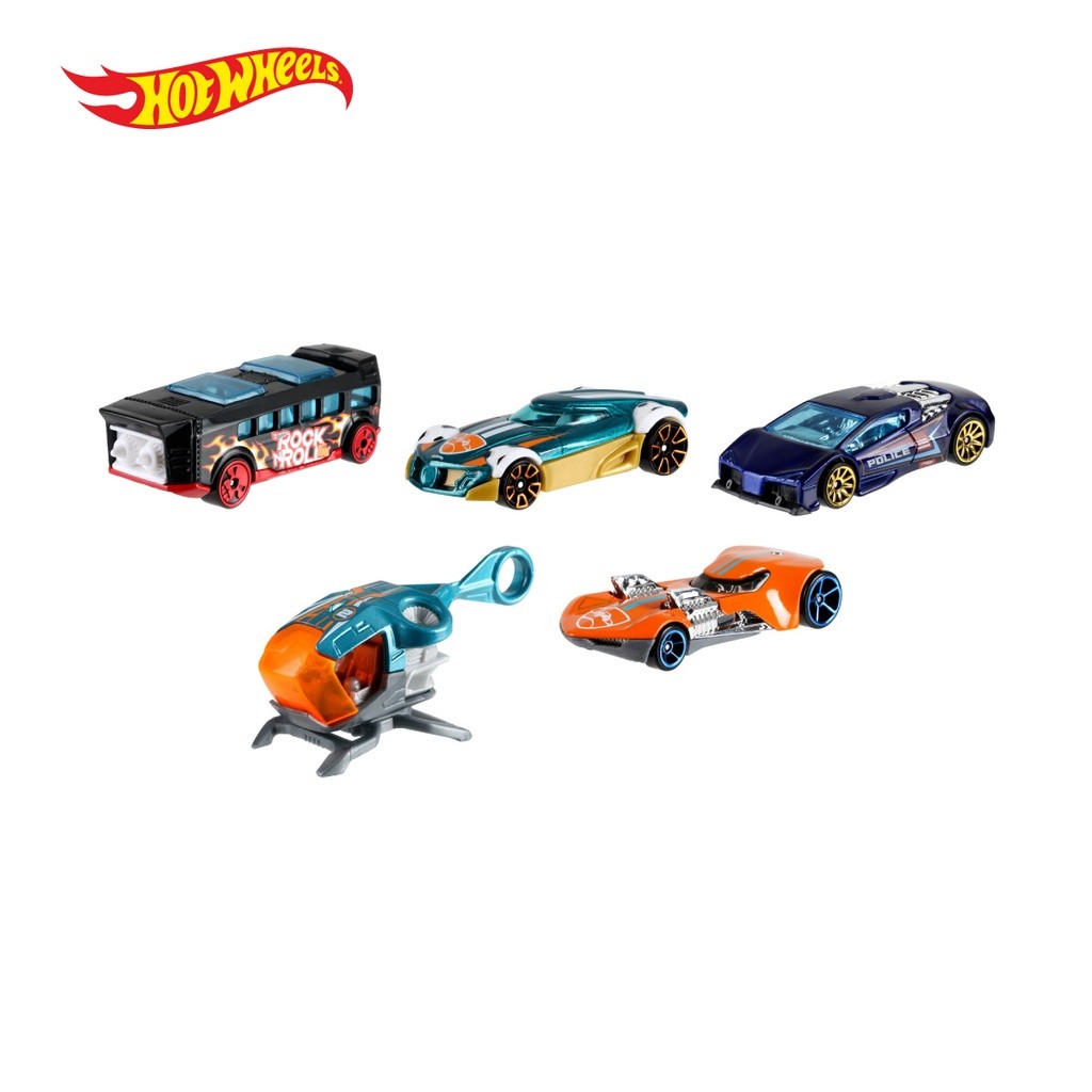 Hot Wheels 5-Car Pack - Mainan Mobil Balap