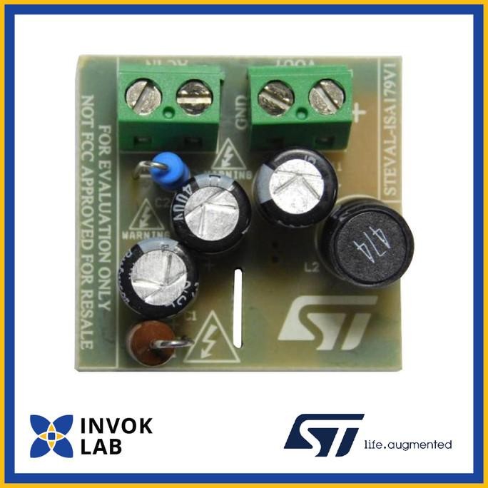 

PROMO STMICROELECTRONICS STEVAL-ISA179V1 EVALUATION BOARD A BUCK CONVERTER USING VIPER PLUS, 15 V, 0.15