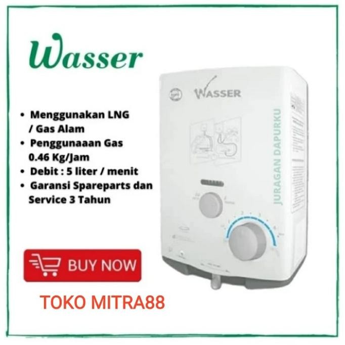 

PROMO WATER HEATER GAS ALAM WASSER WH 506 A GARANSI RESMI