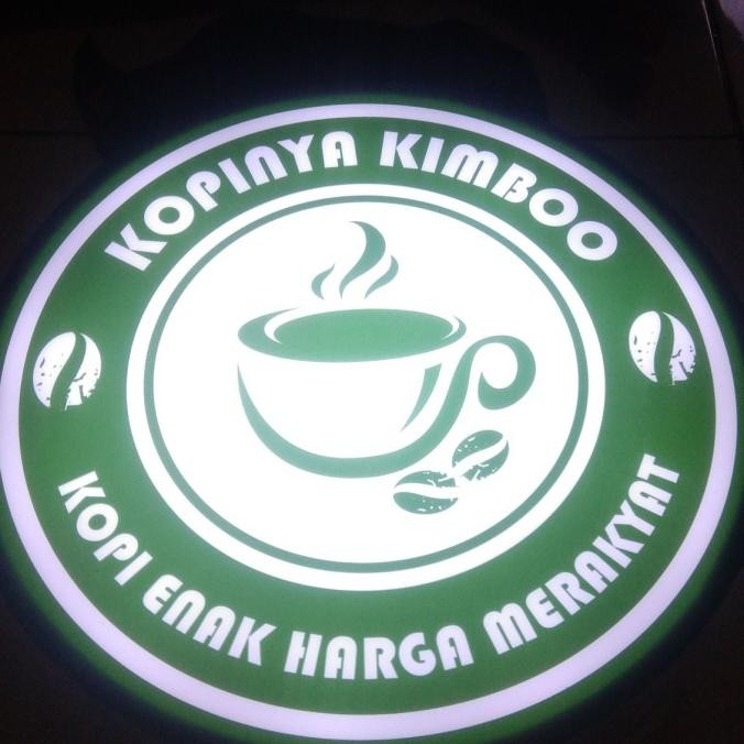 neon box bulat 60cm