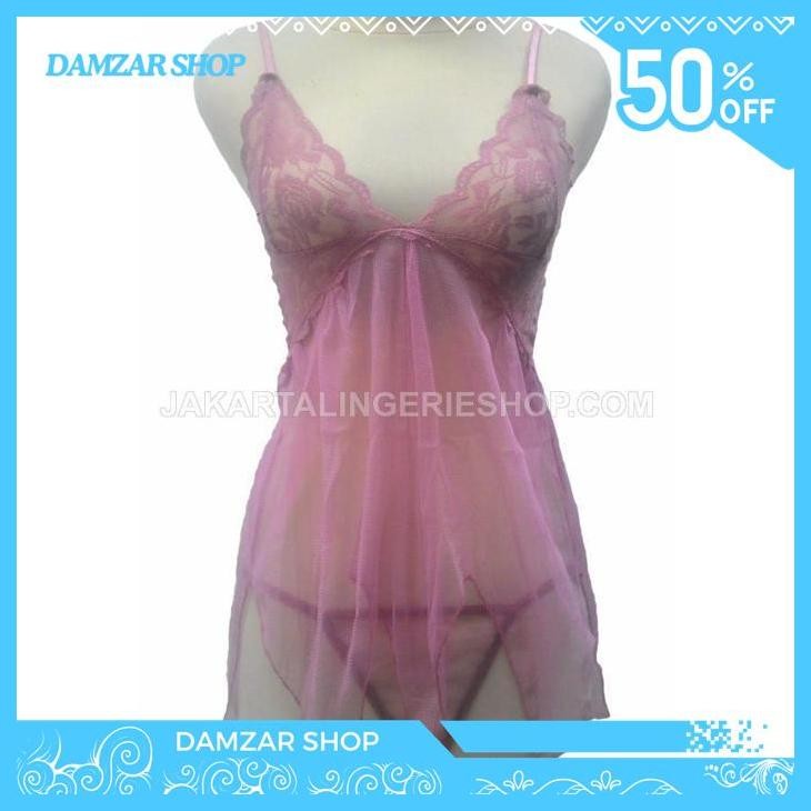 SOFIA PINK BAJU TIDUR SEKSI WANITA DEWASA TRANSPARAN KUALITAS TERBAIK
