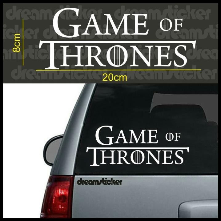 

GRATIS ONGKIR STICKER STIKER GAME OF THRONES