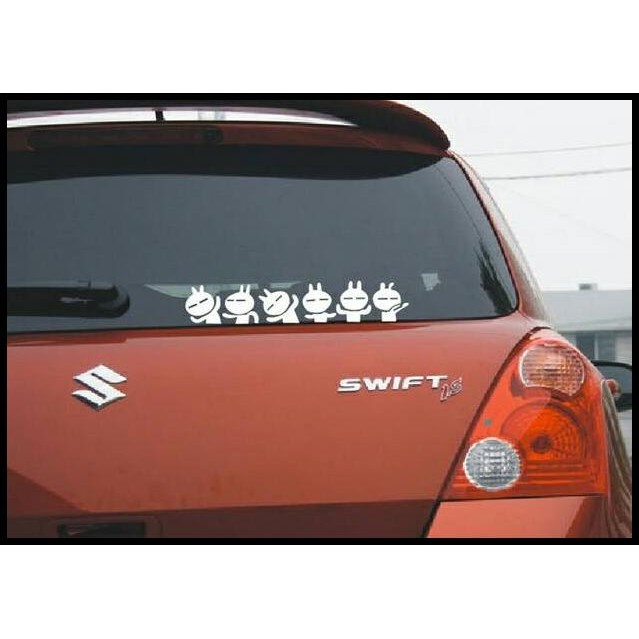HOT DEAL STICKER TUZKI FAMILY 2 (TF2) PUTIH 