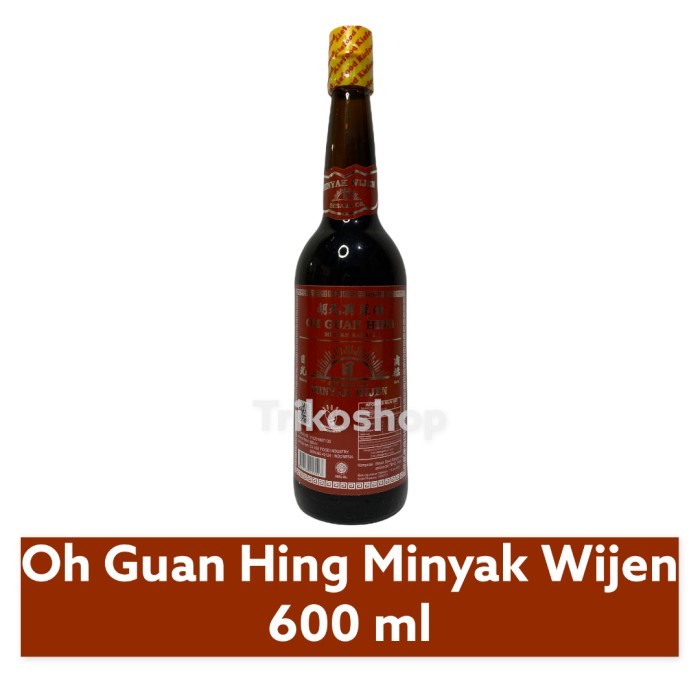 

Nya Wijen Oh Guan Hing 600 Ml Halal Eame Oil