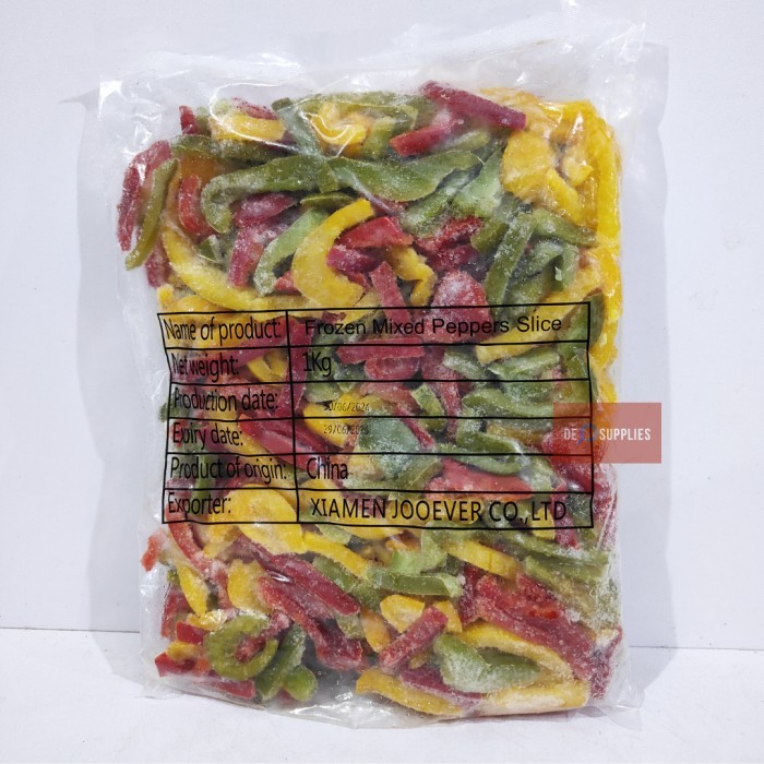 

Papria Potong Frozen Ed Bell Pepper Liced Papria Iri Beu