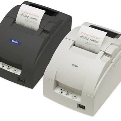 Printer EPSON TM-U220D RS232 Serial Dot Matrix Manual Cutter