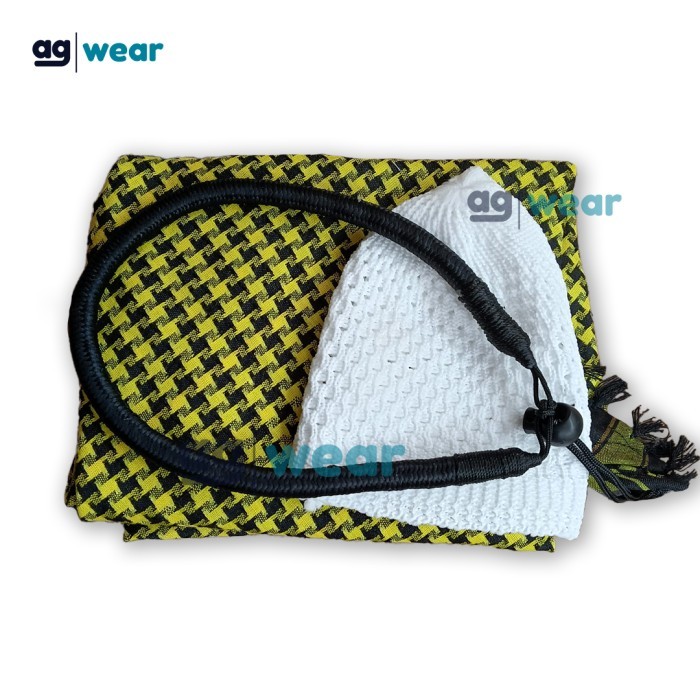 MURAH Igal Sorban Anak - Ikat Sorban - Igal Arab - Igal Anak - Igal Bayi - PaketAnk Kuning