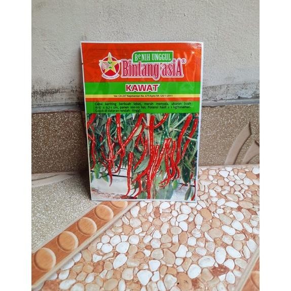 Kk - Bibit Benih Cabai keriting Kawat 10 gram | Benih cabe keriting bintang asia