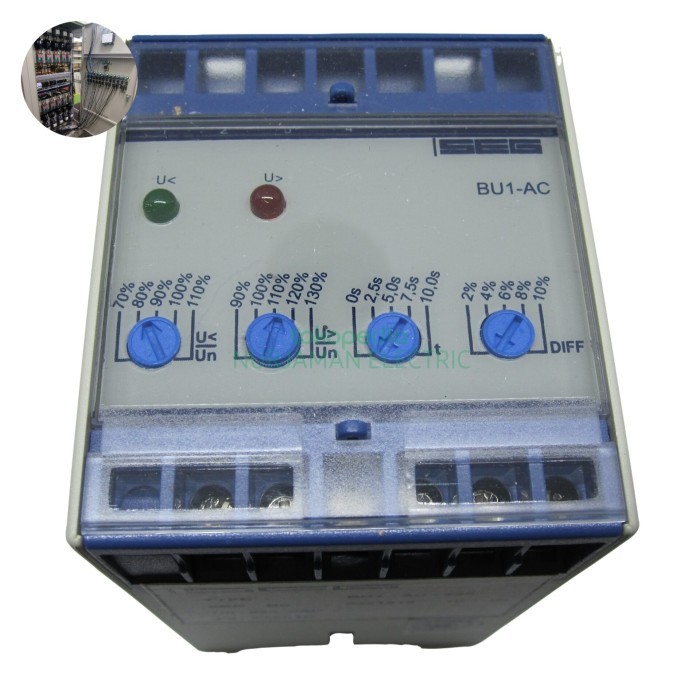 AC Voltage Relay WOODWARD SEG BU1-AC 230VAC BU1AC