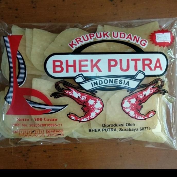 

Include PPN Kerupuk krupuk udang bhek Putra