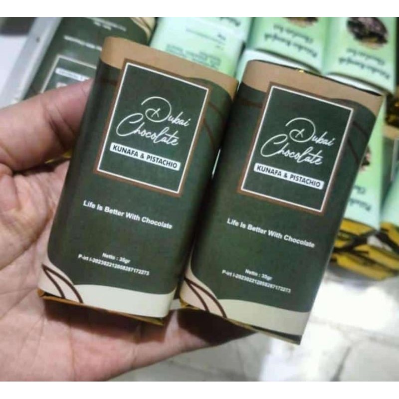 

Coklat Dubai Kunafah Pistachio