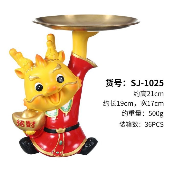 

Imlek Dragon Tray Dekorasi Imlek / Candy Jar Ornament Chinese New Year - A Limited