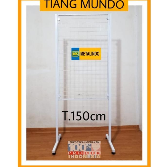 Promo Tiang Mundo (Kaki Gantungan Rak Supermarket/Ram) Chrome