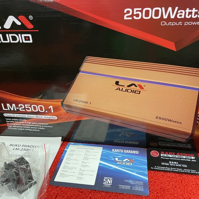 Power Monoblock LM AUDIO LM-2500.1 Class D